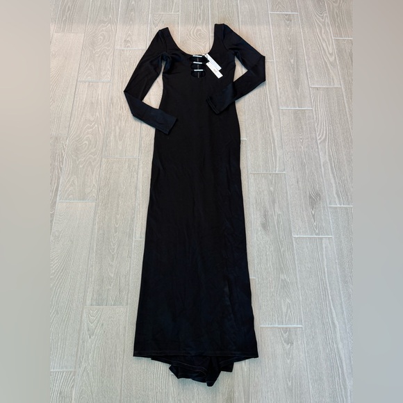 ALICE + OLIVIA REVOLVE Kalena Maxi Dress Stretch Jersey Crystal Accents NWT - Picture 13 of 14